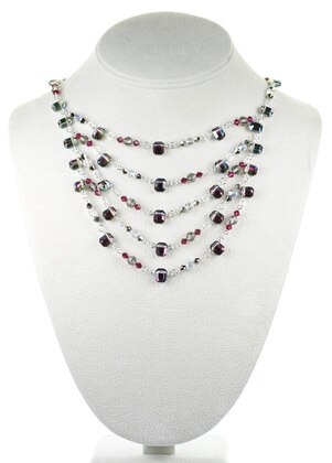 CRYSTAL LAYER NECKLACE - ROARING 20's COLLECTION